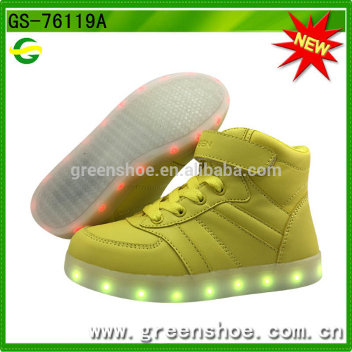 high quality colorful children LED Shoes rechargeable