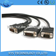 2013 hot sales!!! High Quality DVI to VGA splitter cable