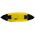 Balsa de kayak inflable de 3 personas de PVC amarillo personalizado