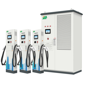 240Kw multi plug split DC fast EV charger