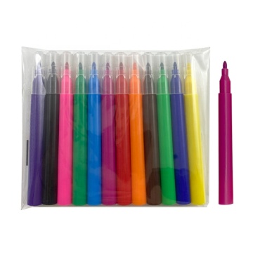 Transparent Lid Children's Drawing Water Color Pen with Even Ink