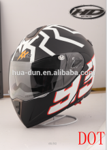 wholesale high tech DOT two visor flip up helmet HD-701
