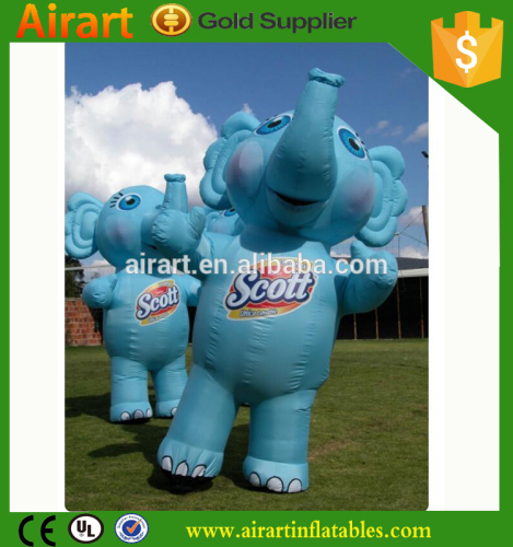 Custom cartoon inflatable elephant,giant cartoon inflatable elephant,large inflatable elephant