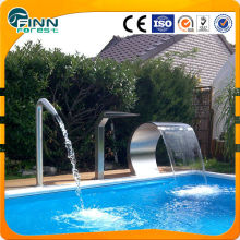 spa pool stainless steel material indoor artificial waterfall fountain