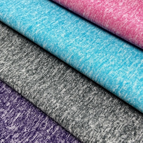 Tissu de jersey unique cationique cationique 100% polyester