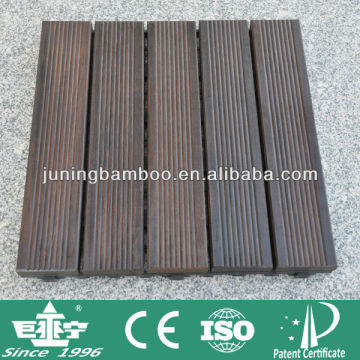 Strand woven bamboo tile