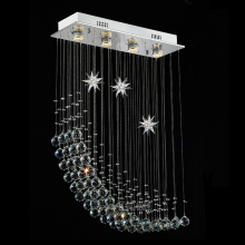 Creative crystal droplight contemporary contracted sitting room crystal chandelier