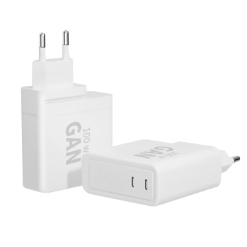 Dual tipo-C Gan 100W Wall Charger