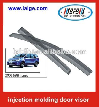 for Livina Window Visor Vent Shade Rain/Sun/Wind Guard