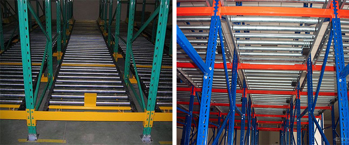 high quality storage gravity racks system industrial gravity rack rolling racking system