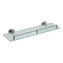 Stainless Steel Chrom bathroom glass shelf for comestic