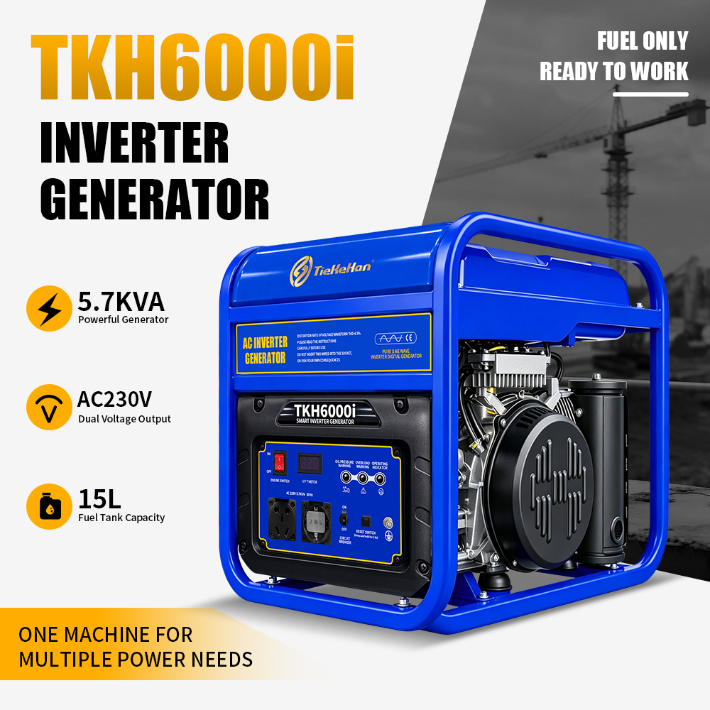 TKH-6000i Blue Gasoline Generator(8)