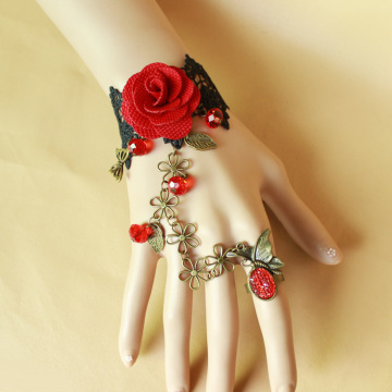 MYLOVE Gothic style bracelet rose lace women accessory MLGS124