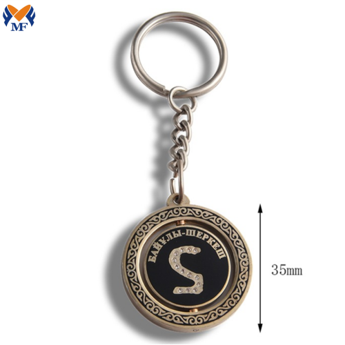 Souvenir Gift Metal Custom Spinning Keychain