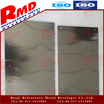 99.95% tungsten heat shield screen