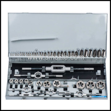 54pcs Taps And Dies Set 11pcs Round Dies 33pcs Taps Din352, 6pcs Dies Stock 2pcs Tap Wrench?