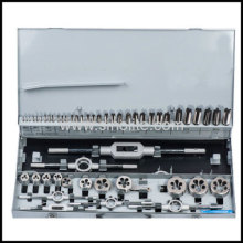 54pcs Taps And Dies Set 11pcs Round Dies 33pcs Taps Din352, 6pcs Dies Stock 2pcs Tap Wrench?