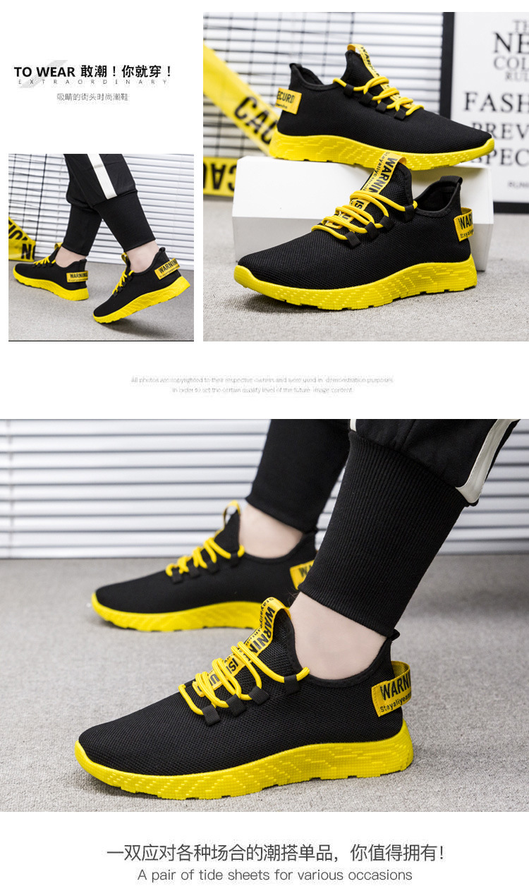 New Fashion Low Price Durable Lace-up Non-slip Mens Sports Running Shoes and Sneakers for Men