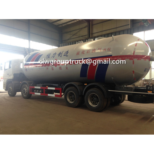 Tanque de transporte de Dongfeng Tianlong 8X4 35.5CBM GLP