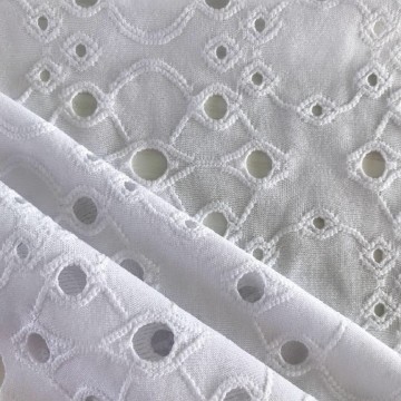 Eyelet Single Jacquard Fabric