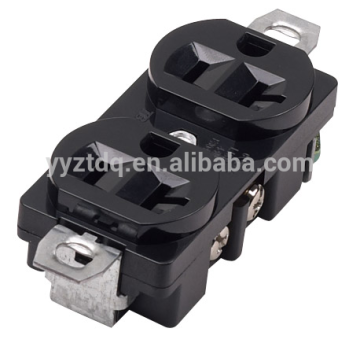 Square Shape20AMP 120V NEMA 5-20R Receptacles Dual electrical socket