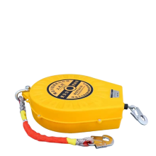 15m Safety Rope and 150kg Retractable Fall Arrester for Fall Protection Equipment