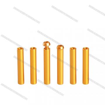 Round threaded M3 customized aluminum standoffs