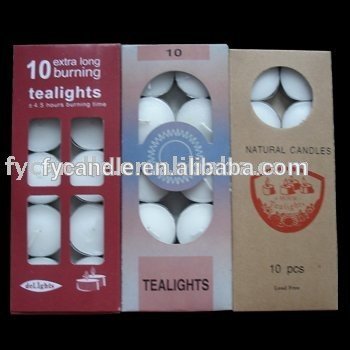 6 Hours Long Burning Unscented Tealights