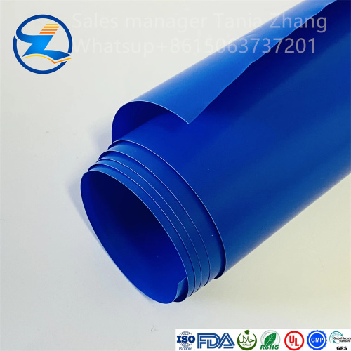 Roll Film Pvc Warna Biru disesuaikan