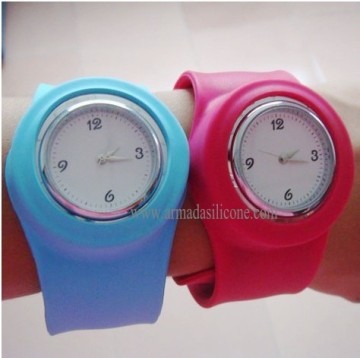 silicone slap watch