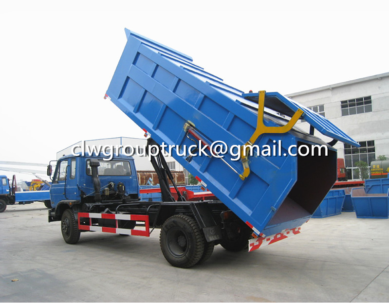 DONGFENG 4X2 14 Cubic Meter شاحنة جمع ونقل النفايات