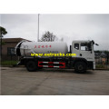 Vacío 9000L 4x2 camiones de succión de aguas residuales