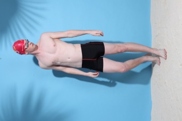 Flat- locked Seams swimming suit for young men