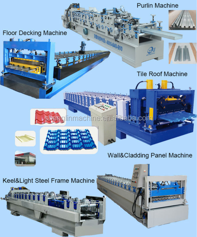 U/Z/C light steel keel purlin roll forming machine/ C/U profile stud and track forming machine