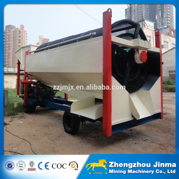 hot sale Mobile placer gold screening plant price