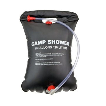 Portable Solar-Powered PVC Camp Shower Bag for Outdoor Activities