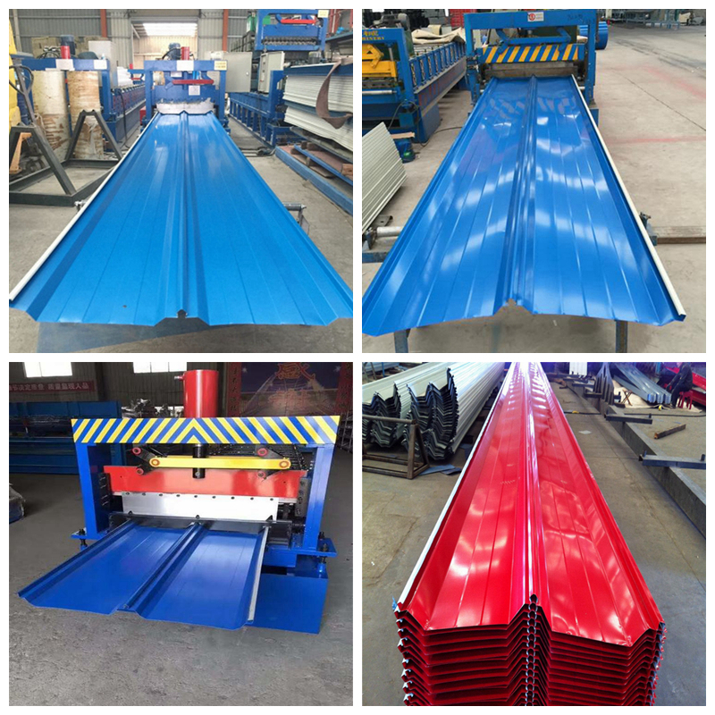 Portable self lock Metal Roofing Roll Forming Machine / Standing Seam Metal Roofing Machine