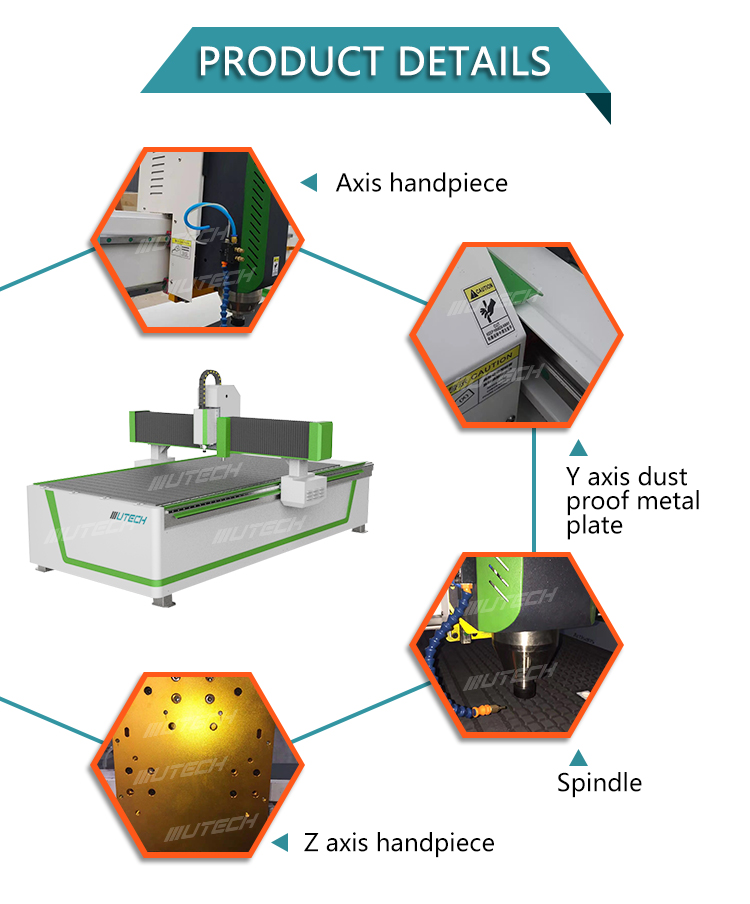 cnc router machine for aluminum with CCD