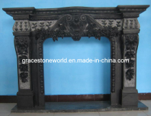 Stone Carvings Fireplace (GS-FF-129)
