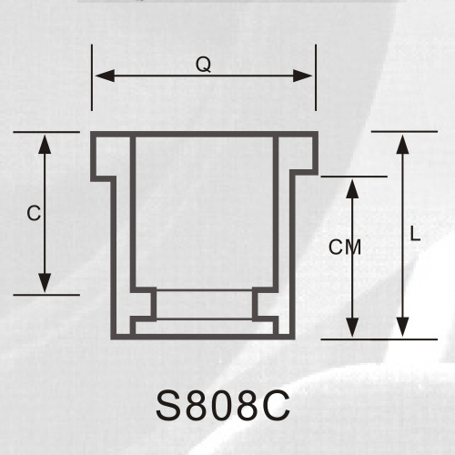 ASTM SCH80 CPVC Bush reduz a cor cinza escuro