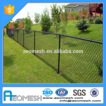 pvc coated chain wire fencing for sports fields