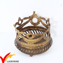Té Light Metal Crown Candle Holder Precios
