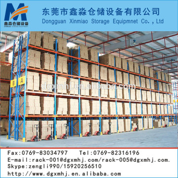 Q235 Cold-Rolled Steel 75mm Industrial adjustable warehouse shelves