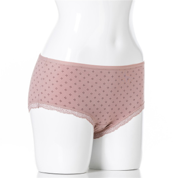 Fancy lady intimo traspirante in puro cotone organico con stampe