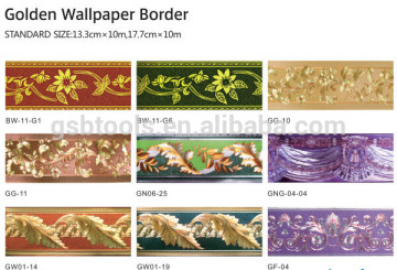 handmade classical wallpaper gold wallpaper border