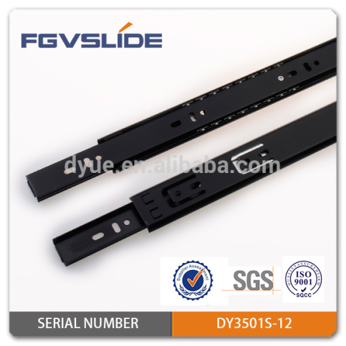 good quality light duty double extension ball bearing drawer rails