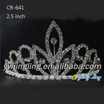 2018 corona de boda de diamantes de imitación tiara