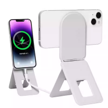 Mobile phone stand with card storage function