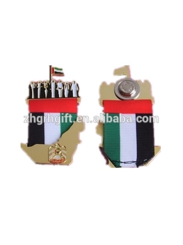 2015 New Designs 44th UAE National Day Gifts/UAE National Day Magnetic Pin Badge