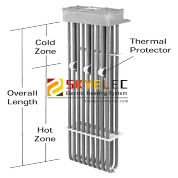 Titanium Immersion Heaters for Heating Water Acid Solution